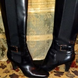 Anne Klein sz 8.5 leather iflex marcoe boots